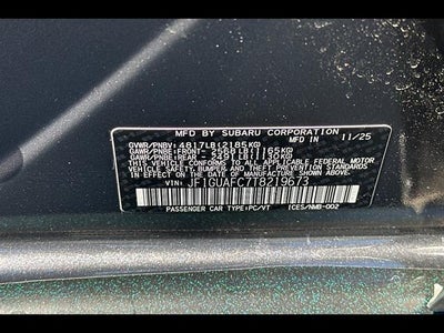 2026 Subaru Impreza Sport