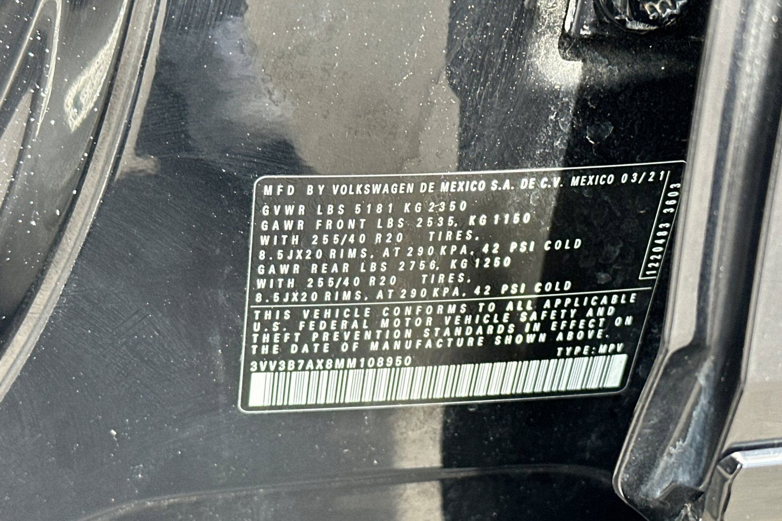 2021 Volkswagen Tiguan SE